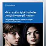 Bildet viser forsiden av rapporten til Medietilsynet.
